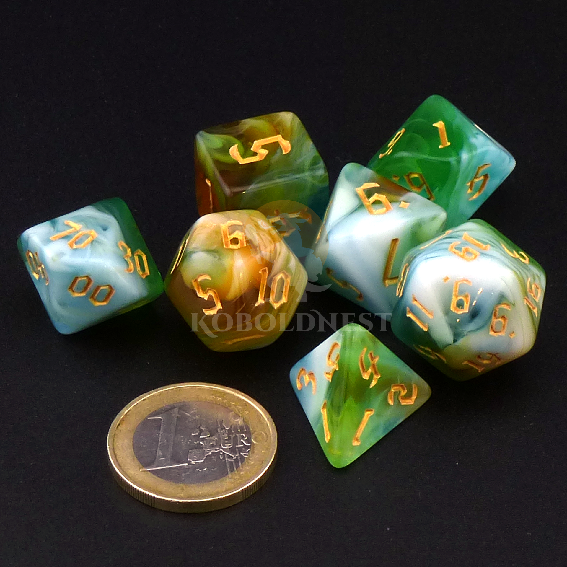 Dice_Polyhedral_Set_Standard_Green-Clear-Multicolor_Heap_Scale.png