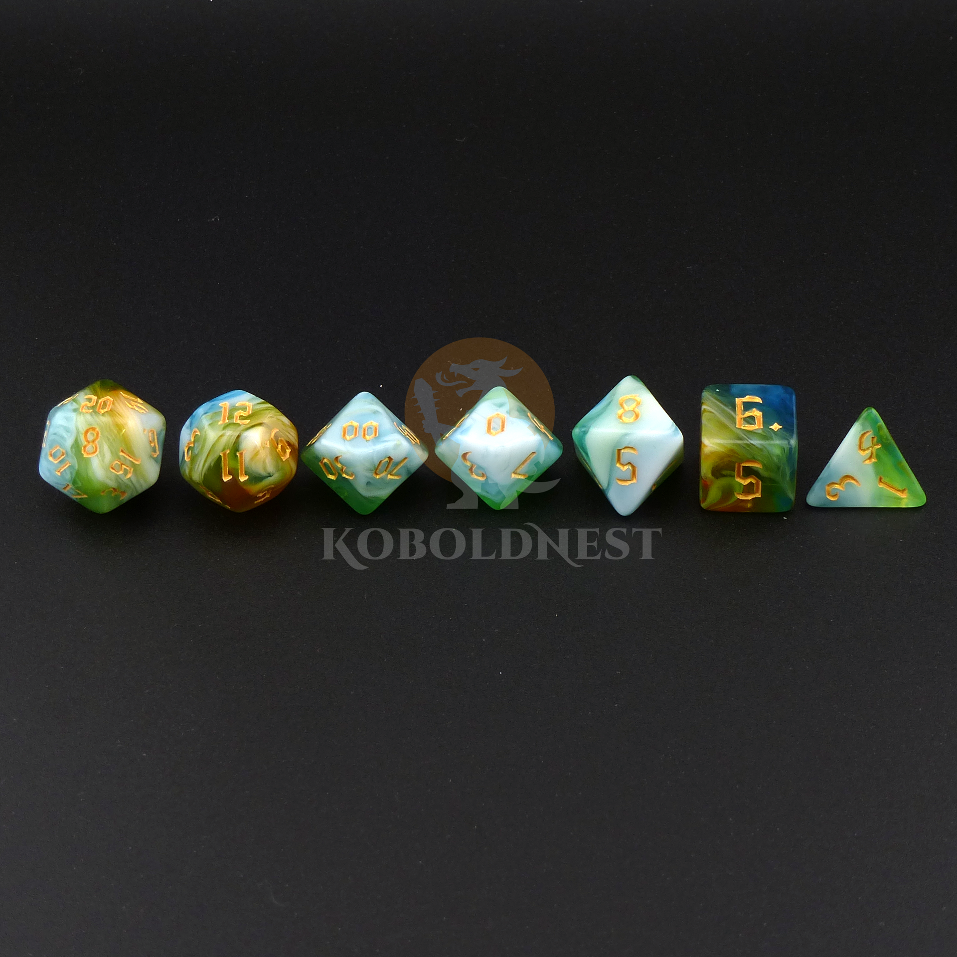 Dice_Polyhedral_Set_Standard_Green-Clear-Multicolor_Line.png