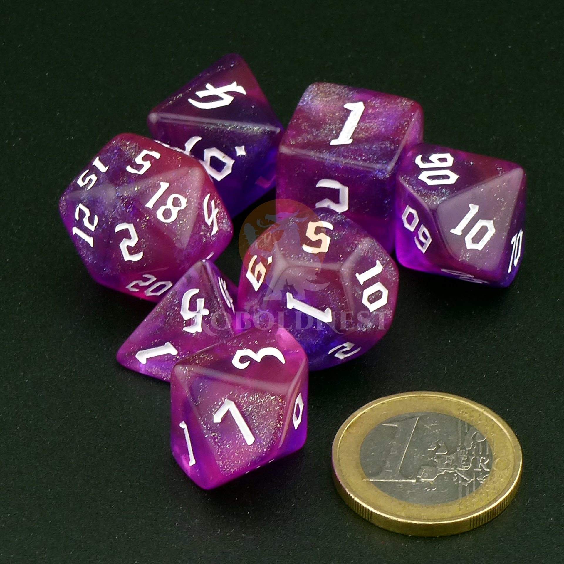 Dice_Polyhedral_Set_Standard_Purple-Clear-Glitter_Heap_Scale.png