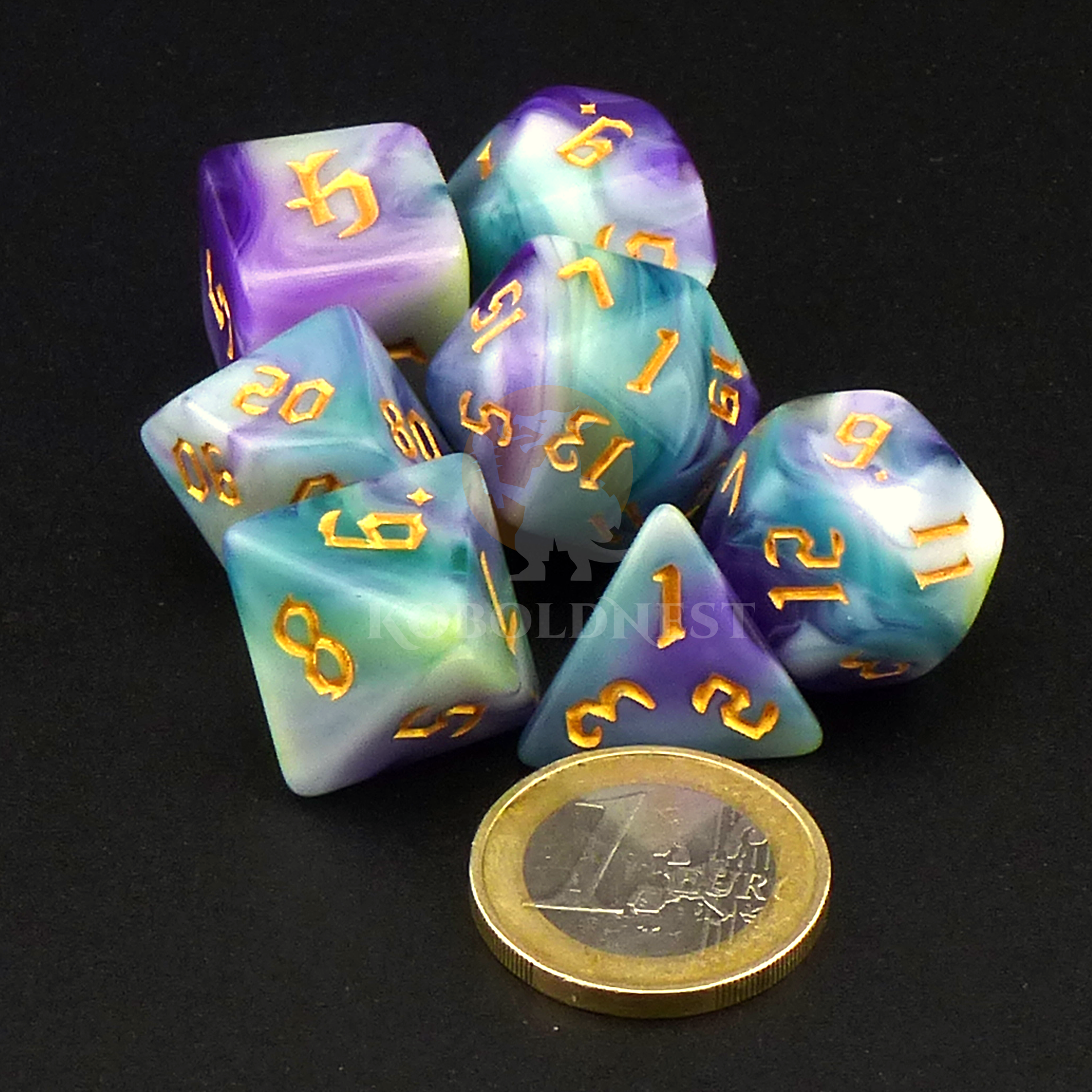 Dice_Polyhedral_Set_Standard_Purple-Multicolor_Heap_Scale.png