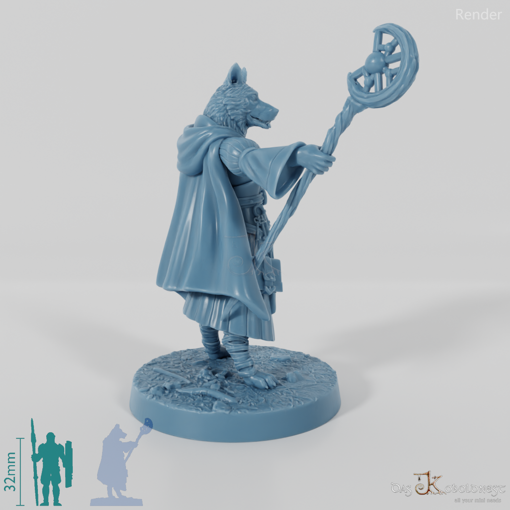 Dogfolk Mage - Border Collie