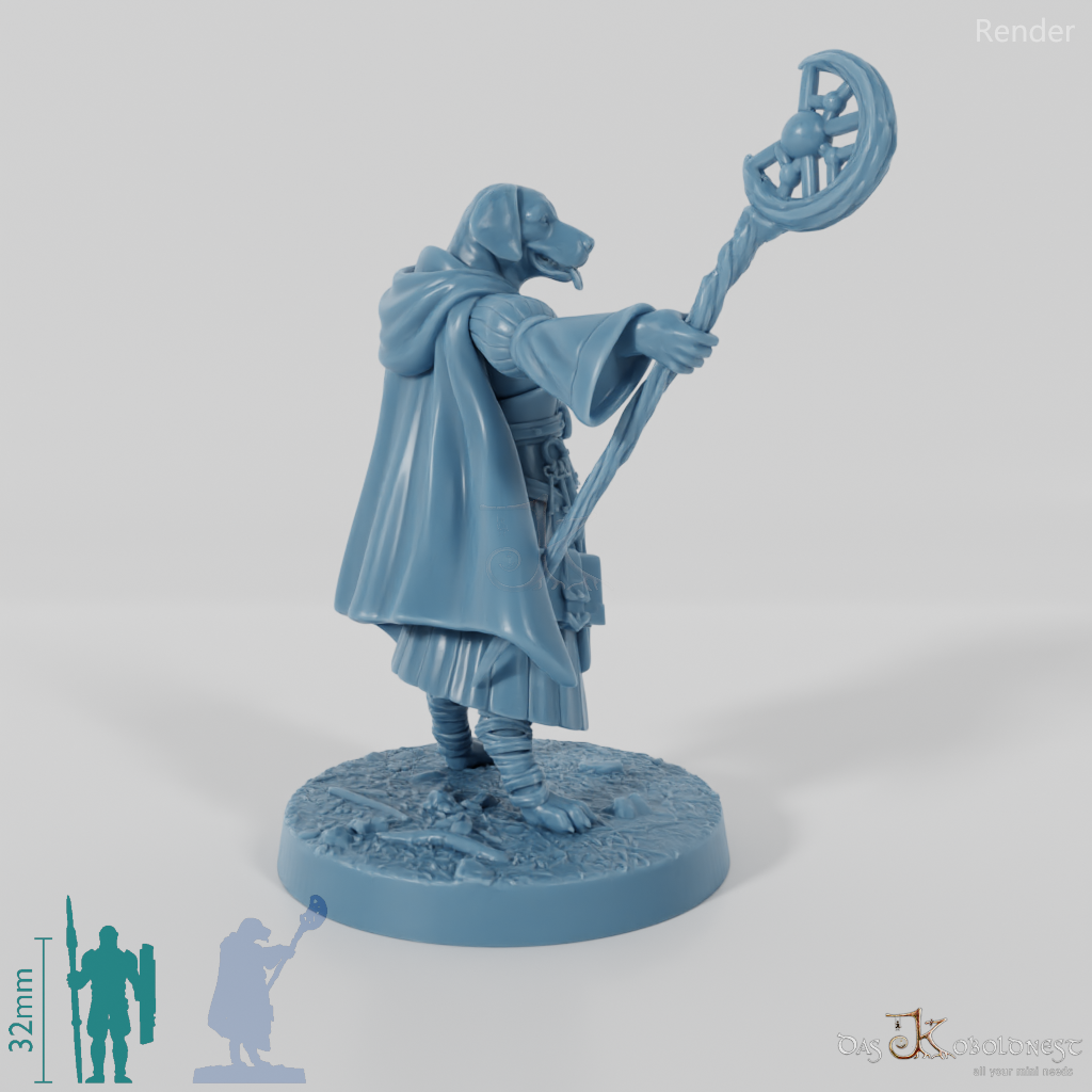 Dogfolk Mage - Golden Retriever