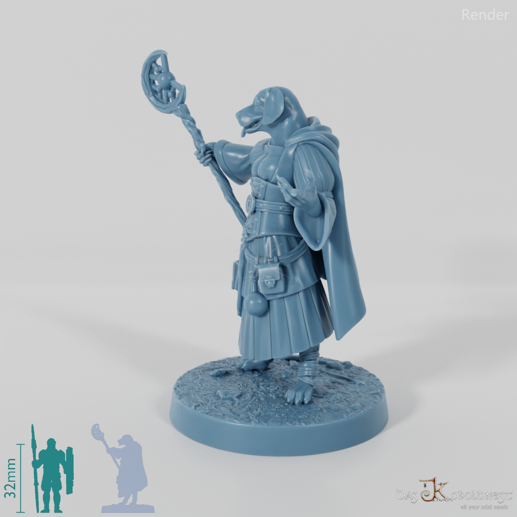 Dogfolk Mage - Golden Retriever