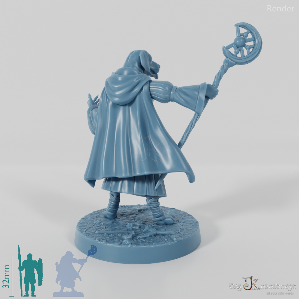 Dogfolk Mage - Golden Retriever