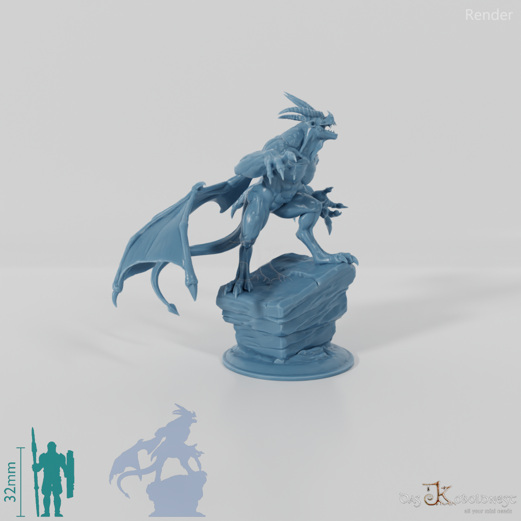 Horned Gargoyle 02