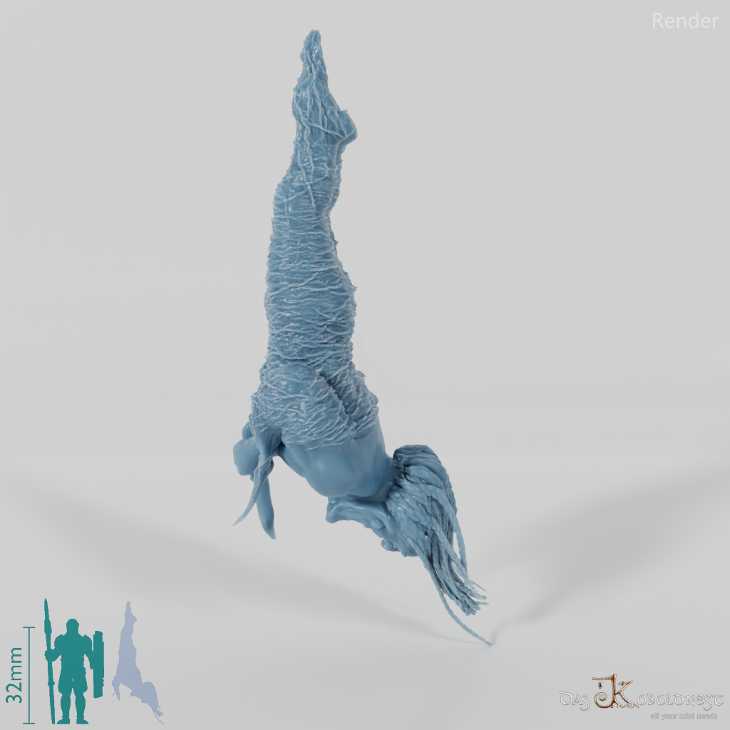 Coiled dwarf, hanging