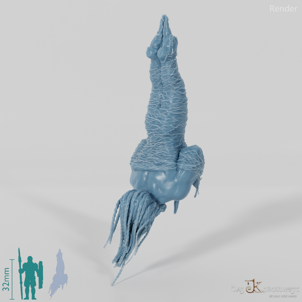 Coiled dwarf, hanging