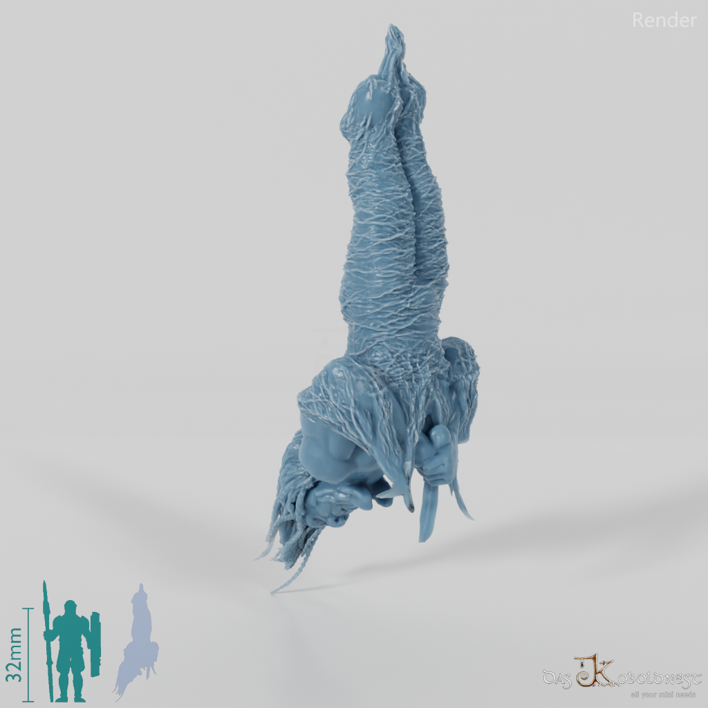 Coiled dwarf, hanging