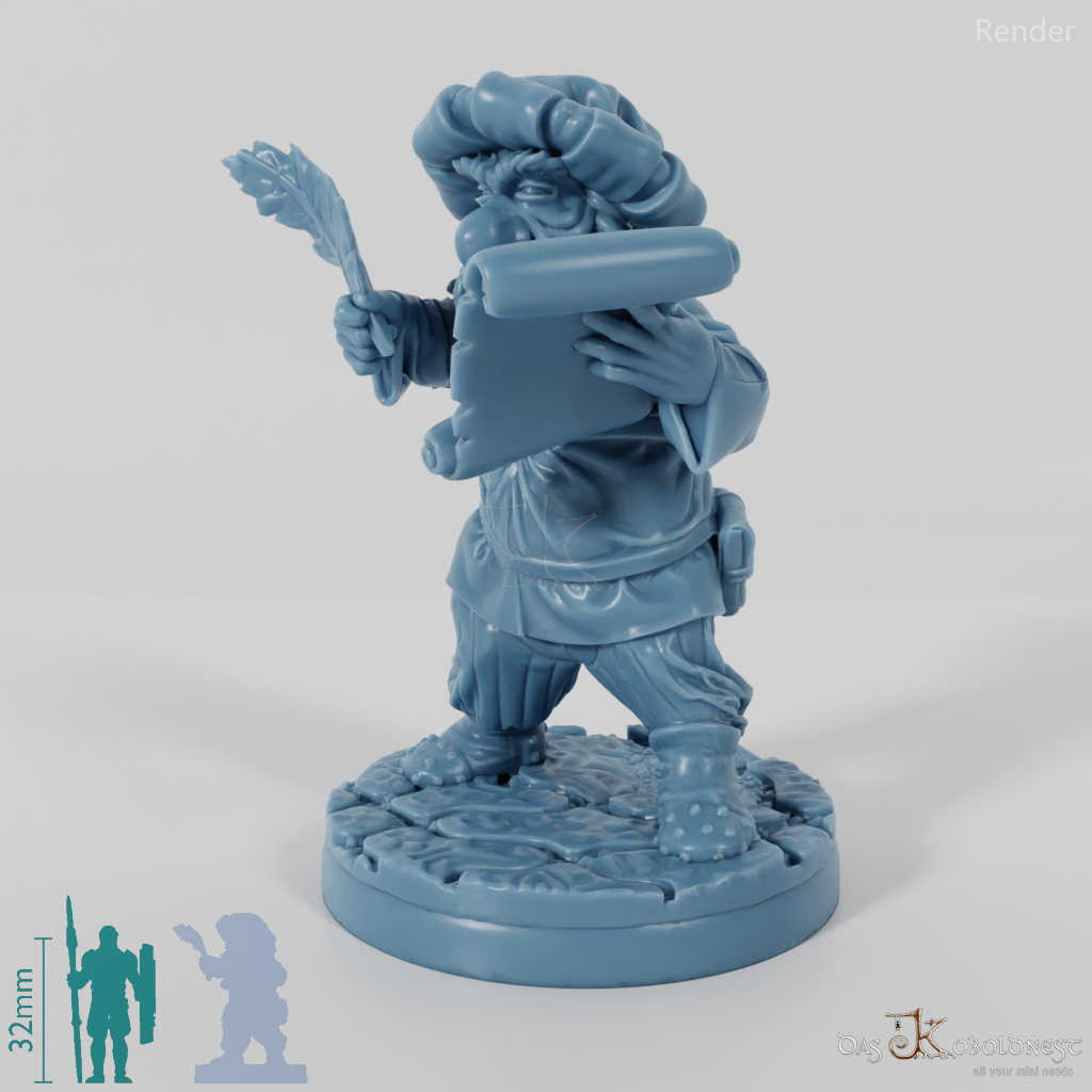 Dwarven Civilian 05 (Scribe)