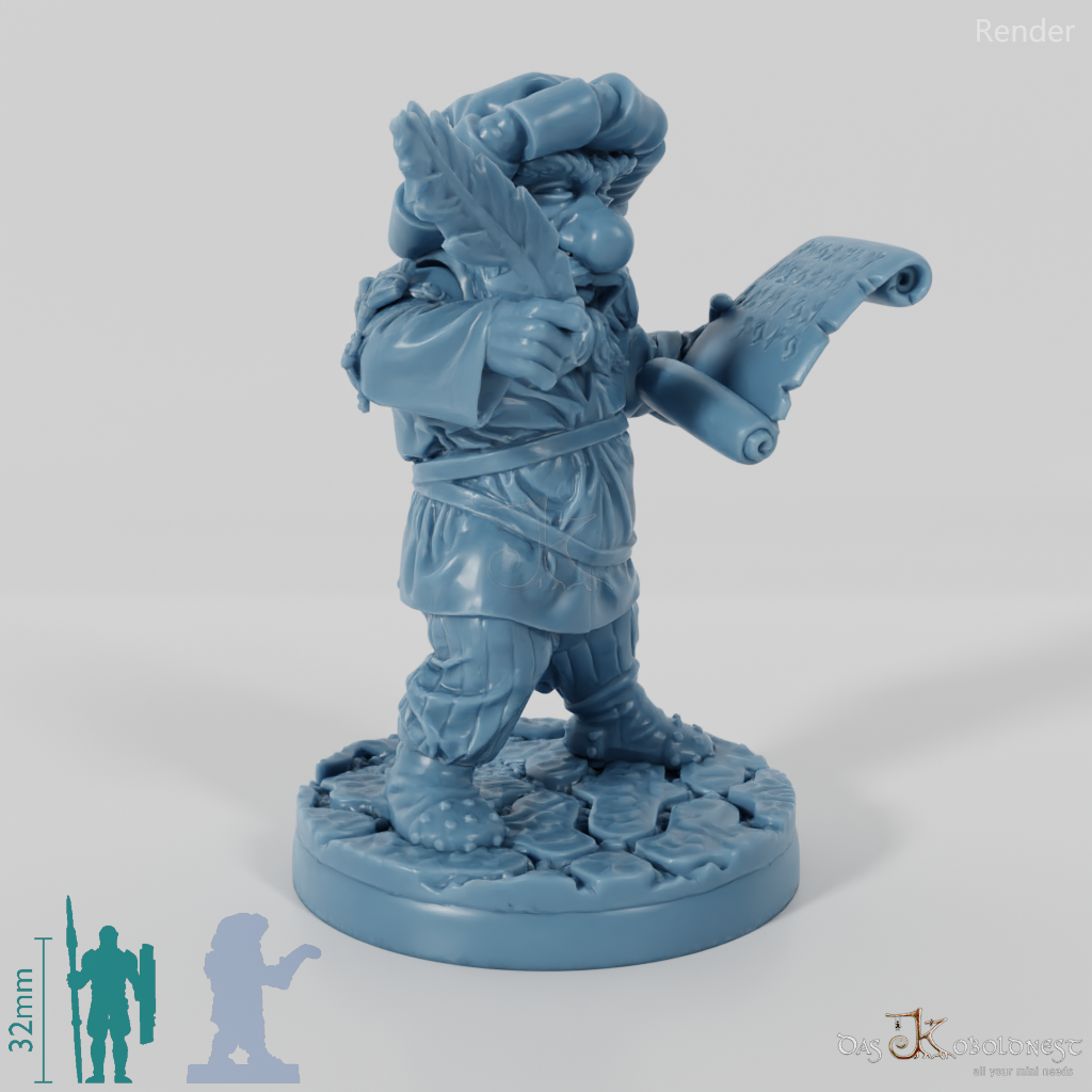 Dwarven Civilian 05 (Scribe)
