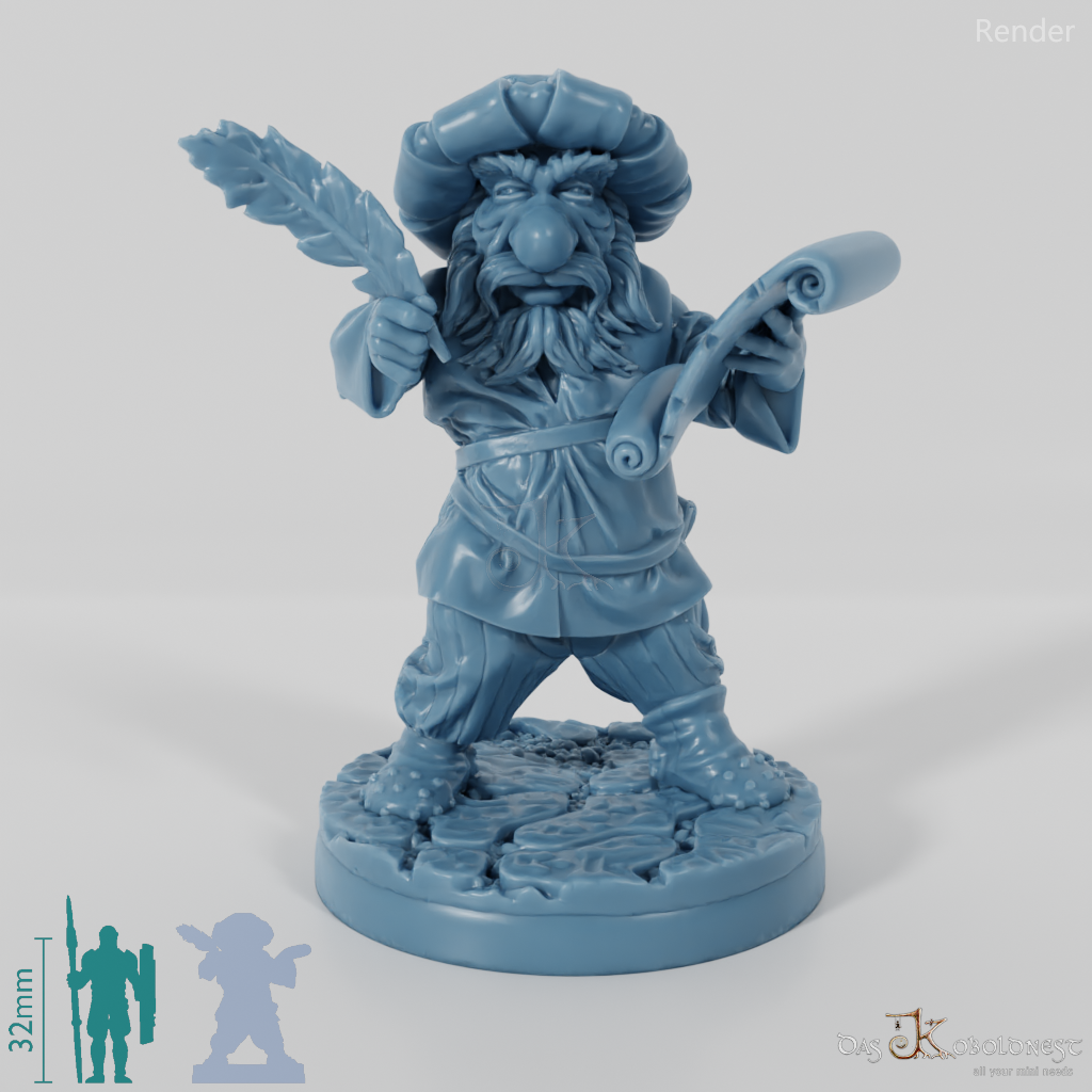Dwarven Civilian 05 (Scribe)