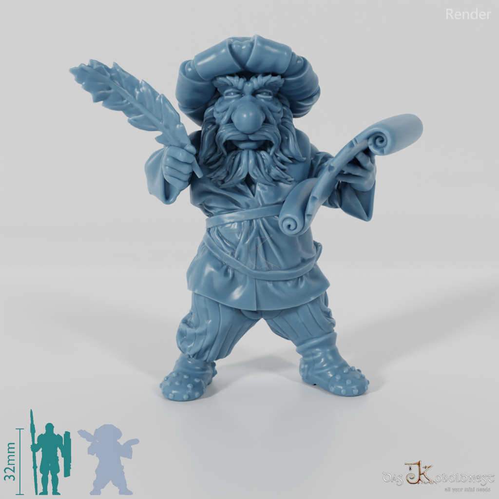 Dwarven Civilian 05 (Scribe)