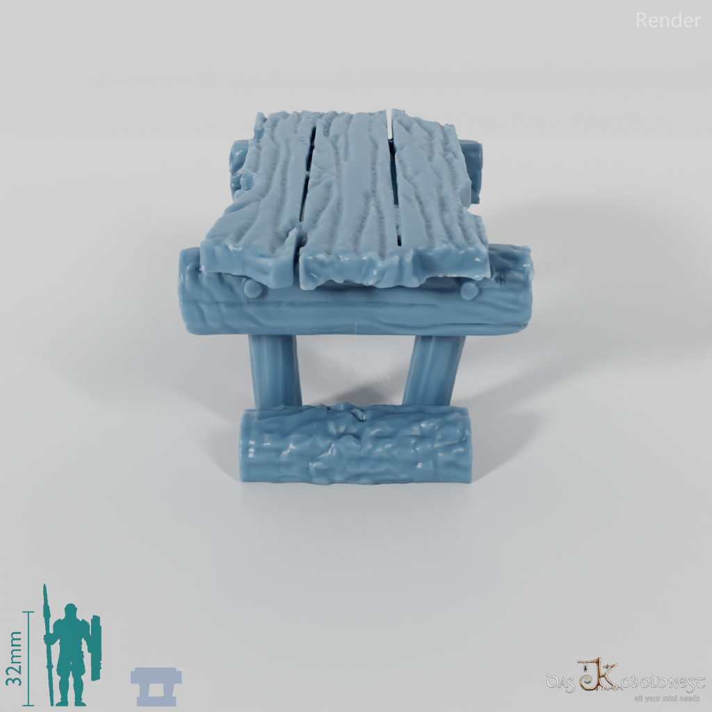 Table - Rough-hewn table 01