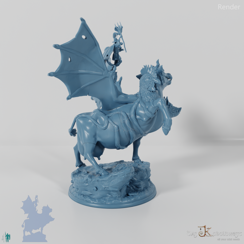 Pitch Blackfork on Farm Chimera