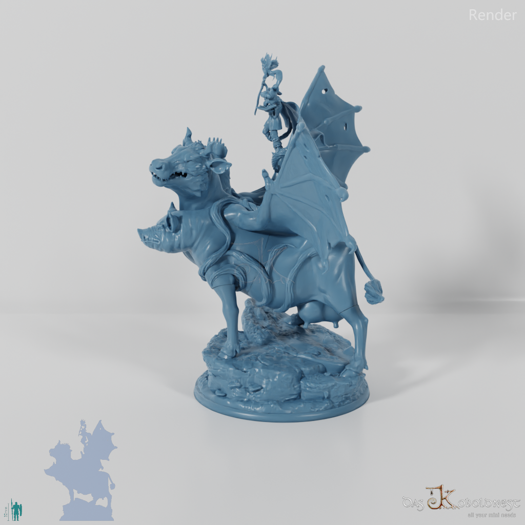 Pitch Blackfork on Farm Chimera