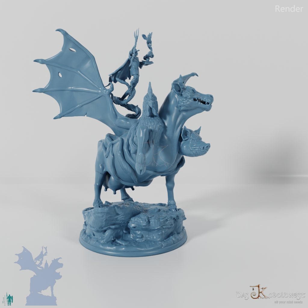 Pitch Blackfork on Farm Chimera