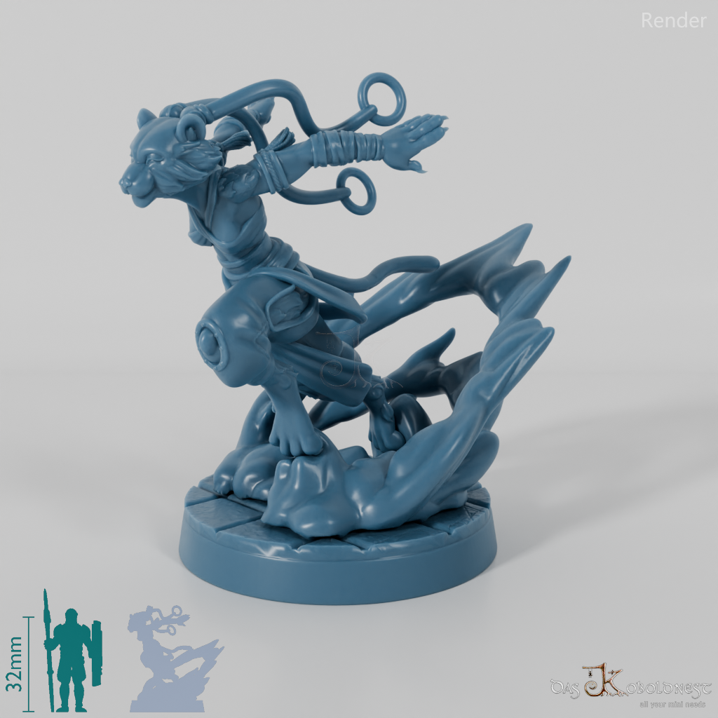 Cat Folk Monk 01 (Female)