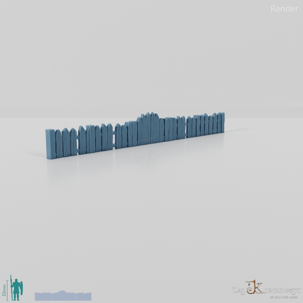 Fence - Halfling picket fence