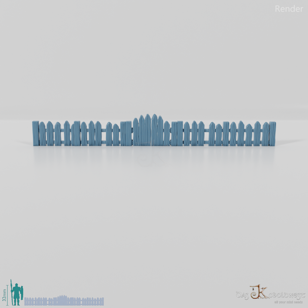Fence - Halfling picket fence