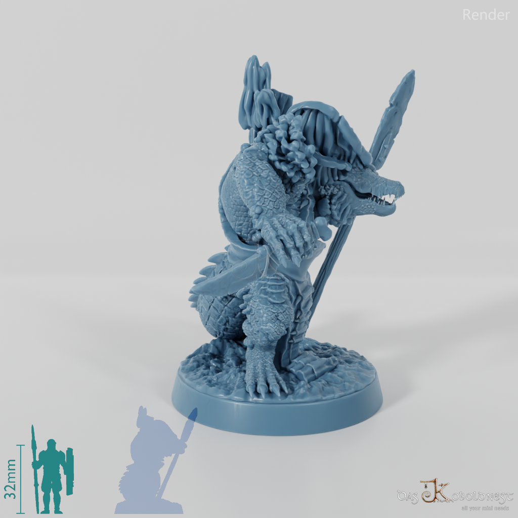 Fungal Infected Crocodile Folk Hunter 01