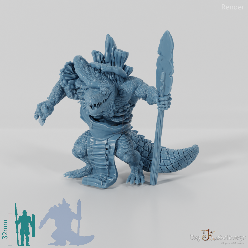 Fungal Infected Crocodile Folk Hunter 01