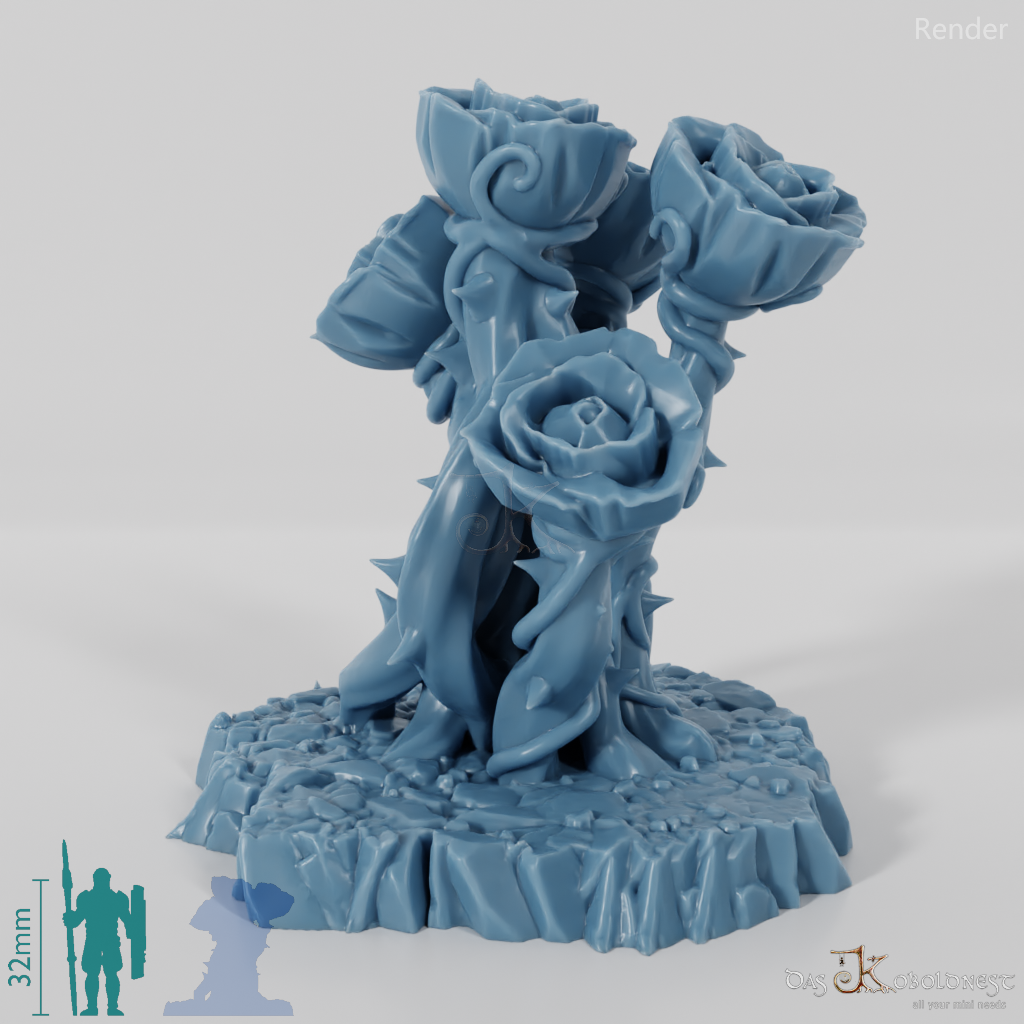 Mystical giant roses