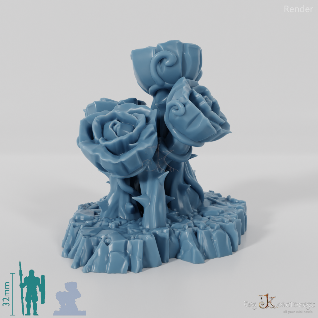 Mystical giant roses