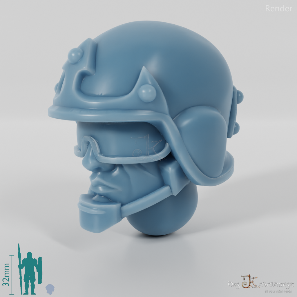 Space Soldiers - Infantry Head - Helmet 02