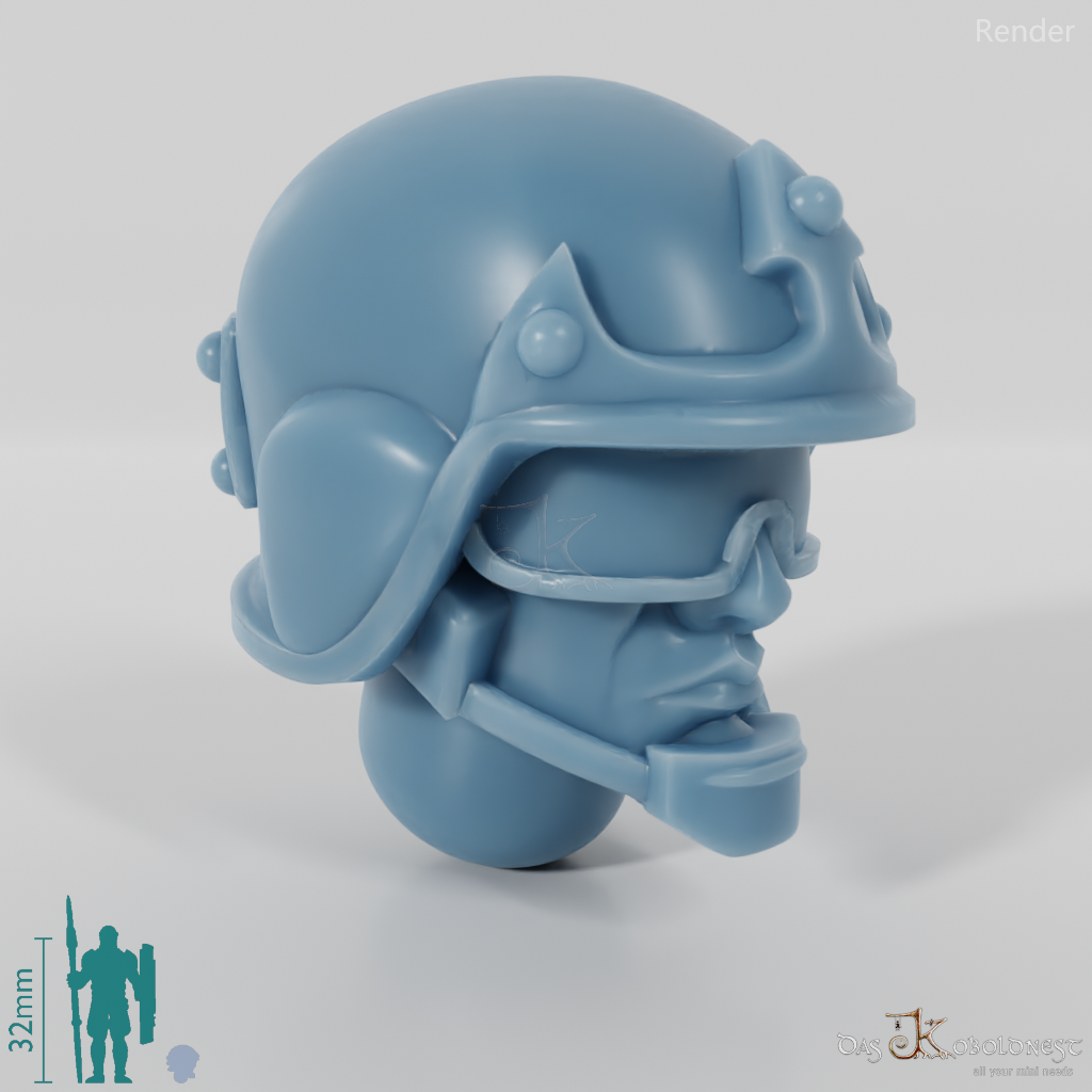 Space Soldiers - Infantry Head - Helmet 02