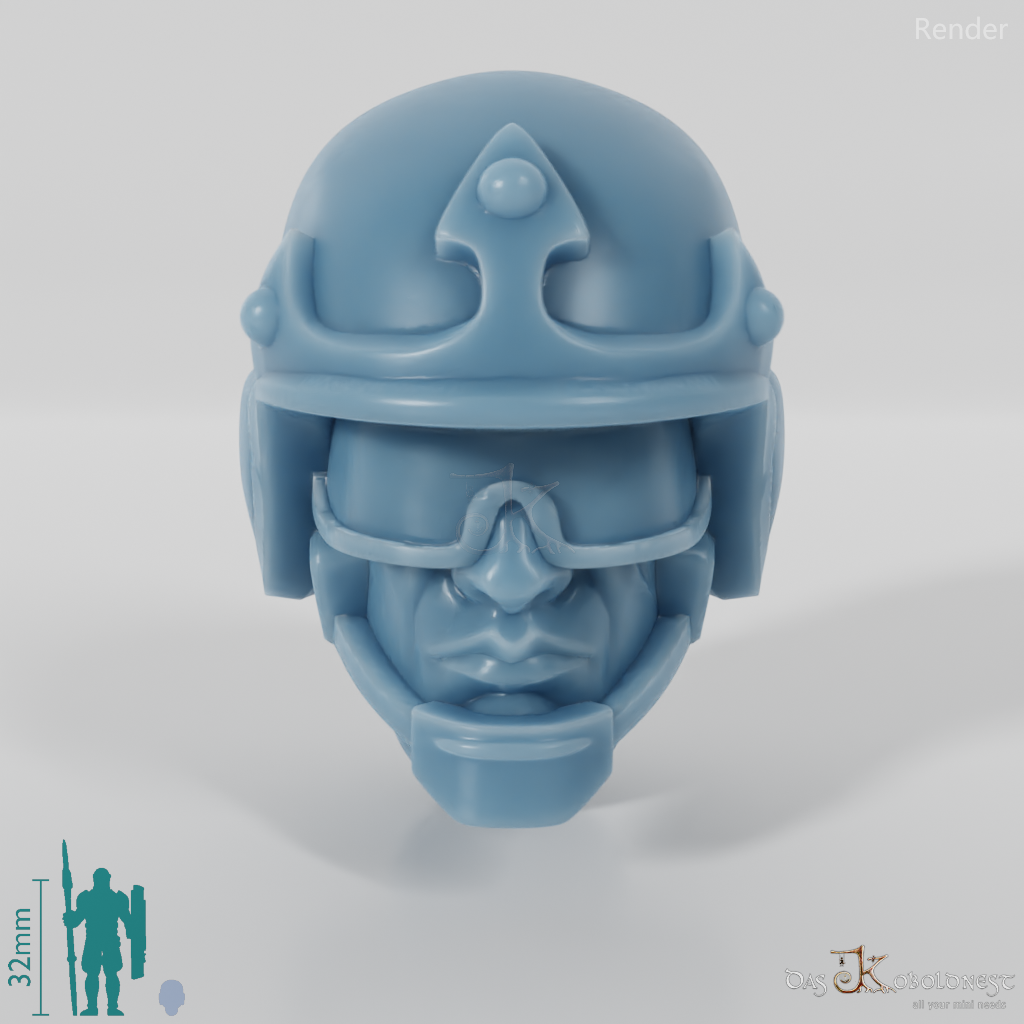 Space Soldiers - Infantry Head - Helmet 02