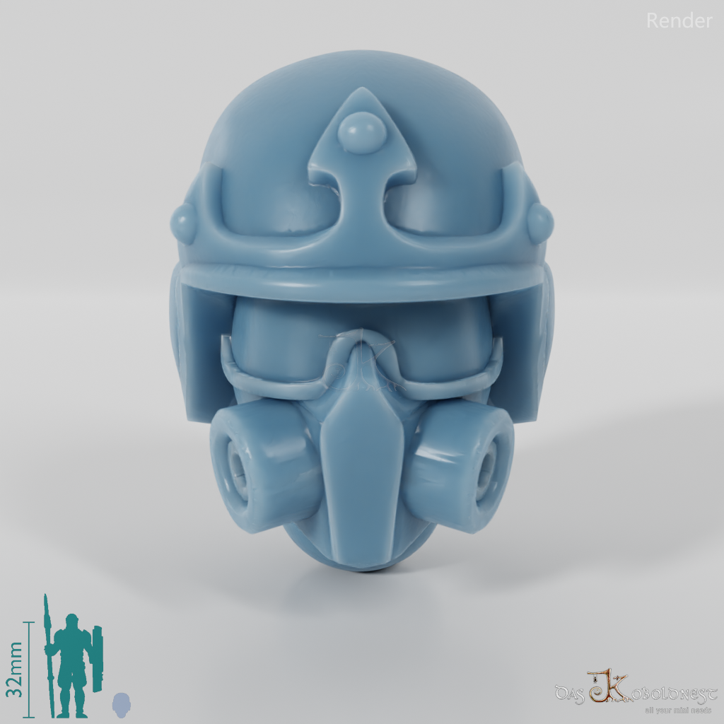 Space Soldiers - Infantry Head - Helmet 03