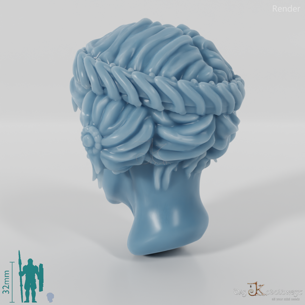 Woman's Head - Noble Headband (Angry)