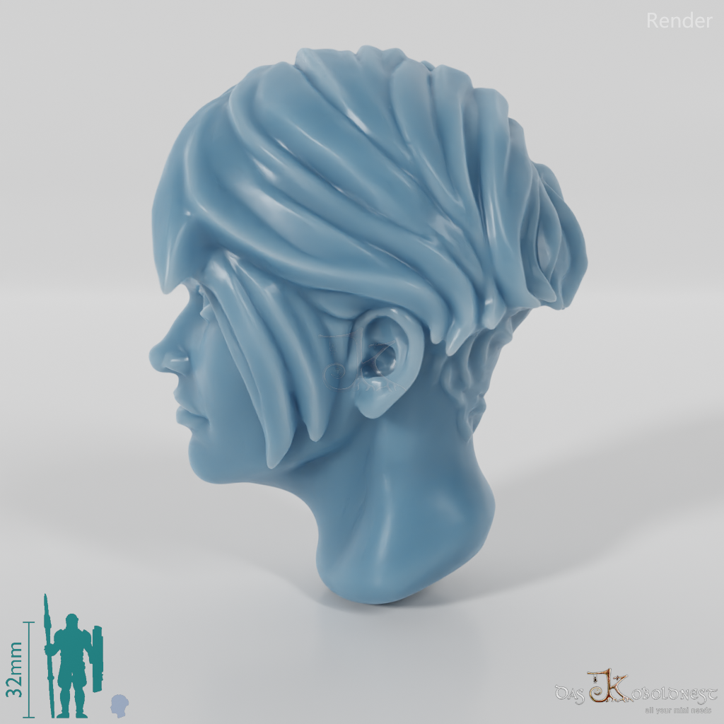 Woman's Head - Pixie Cut 2