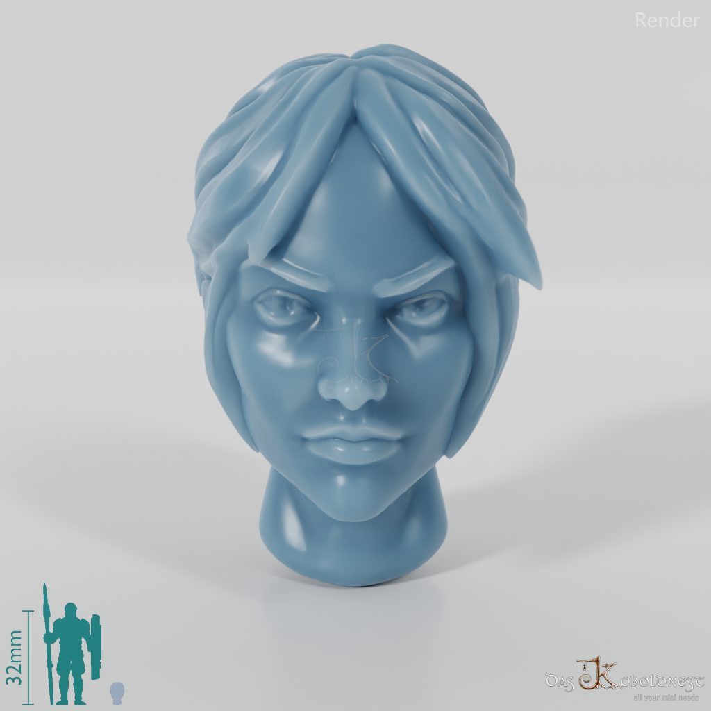 Woman's Head - Pixie Cut 2