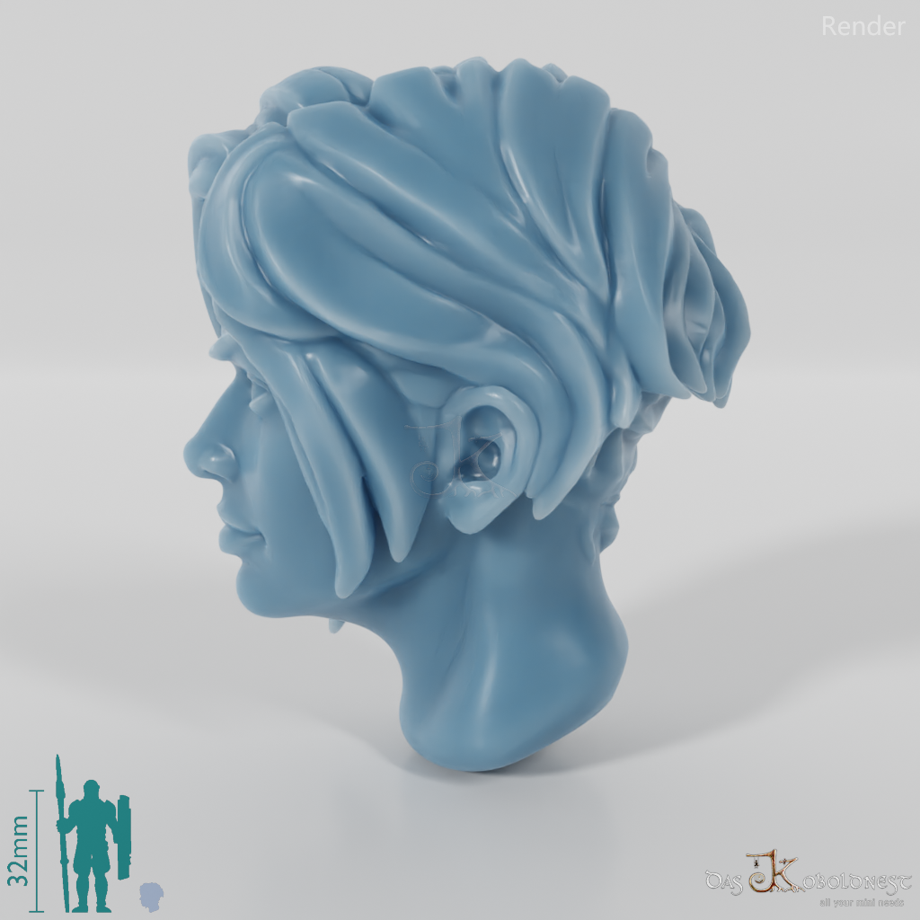 Woman's Head - Pixie Cut 1