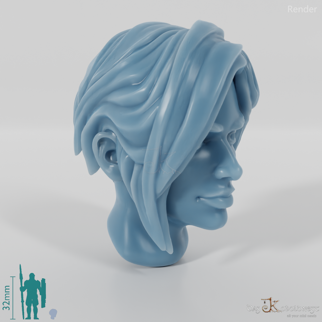 Woman's Head - Pixie Cut 1