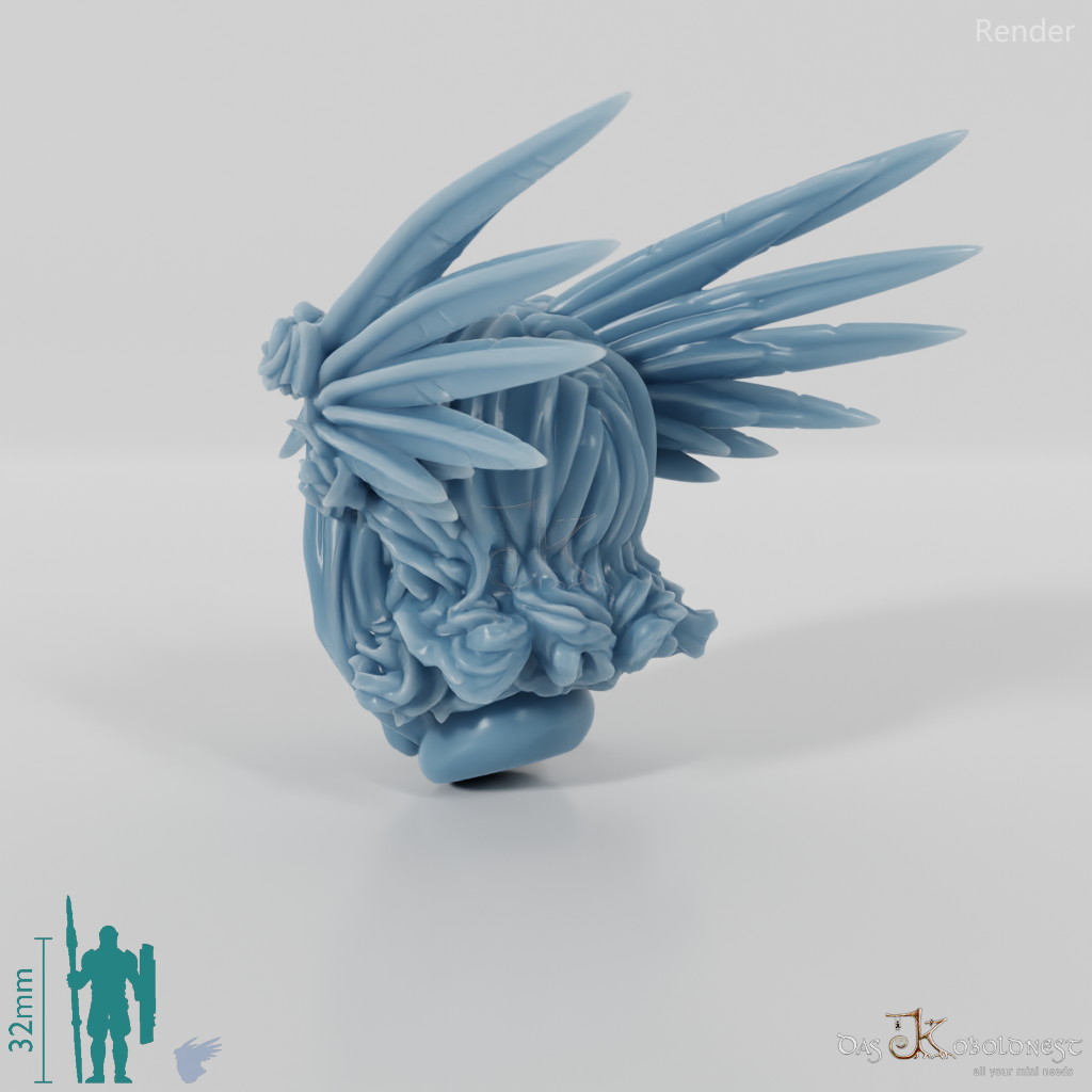 Woman's head - tiara