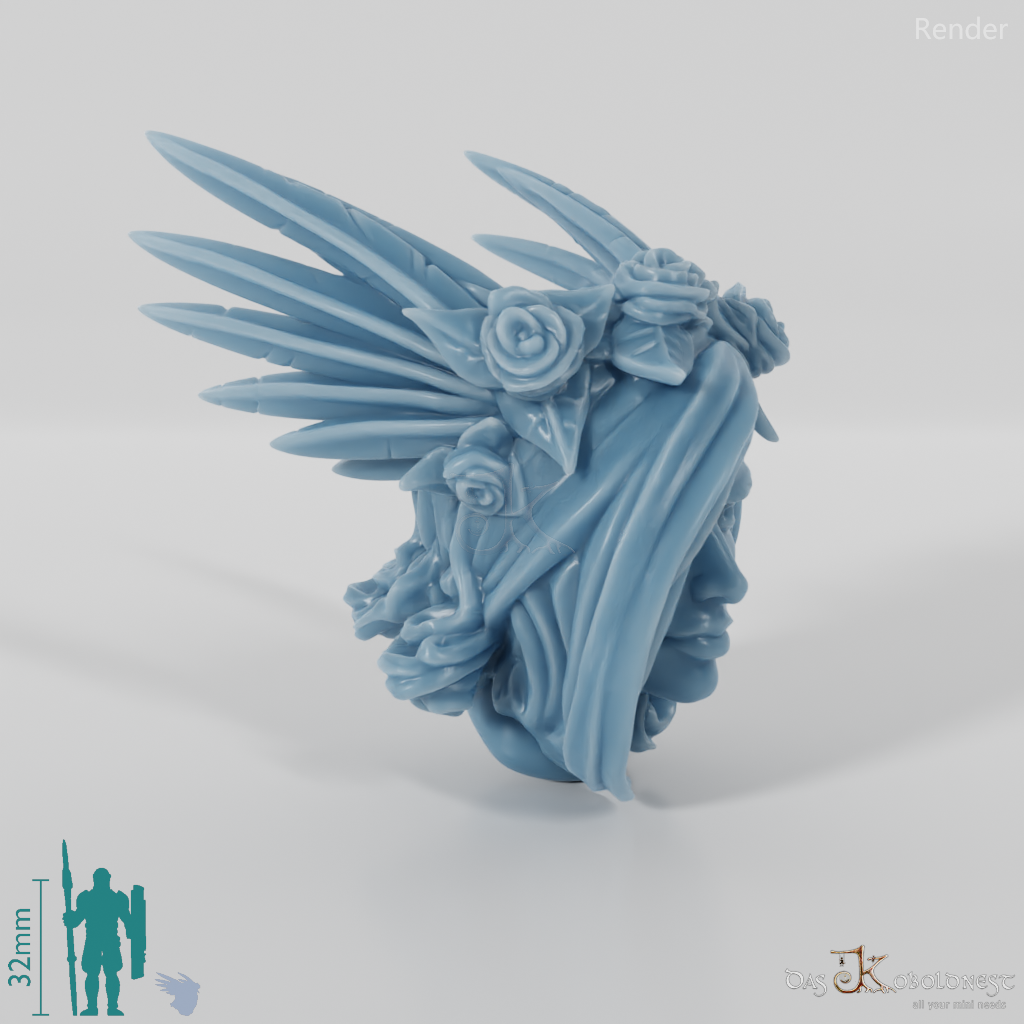 Woman's head - tiara