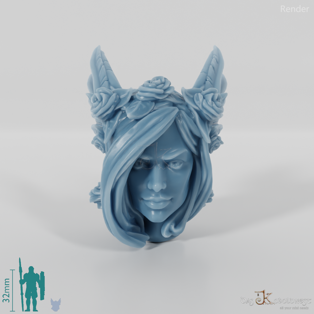 Woman's head - tiara