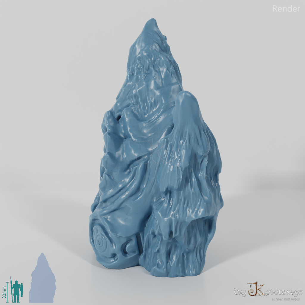 Ornate ice formation