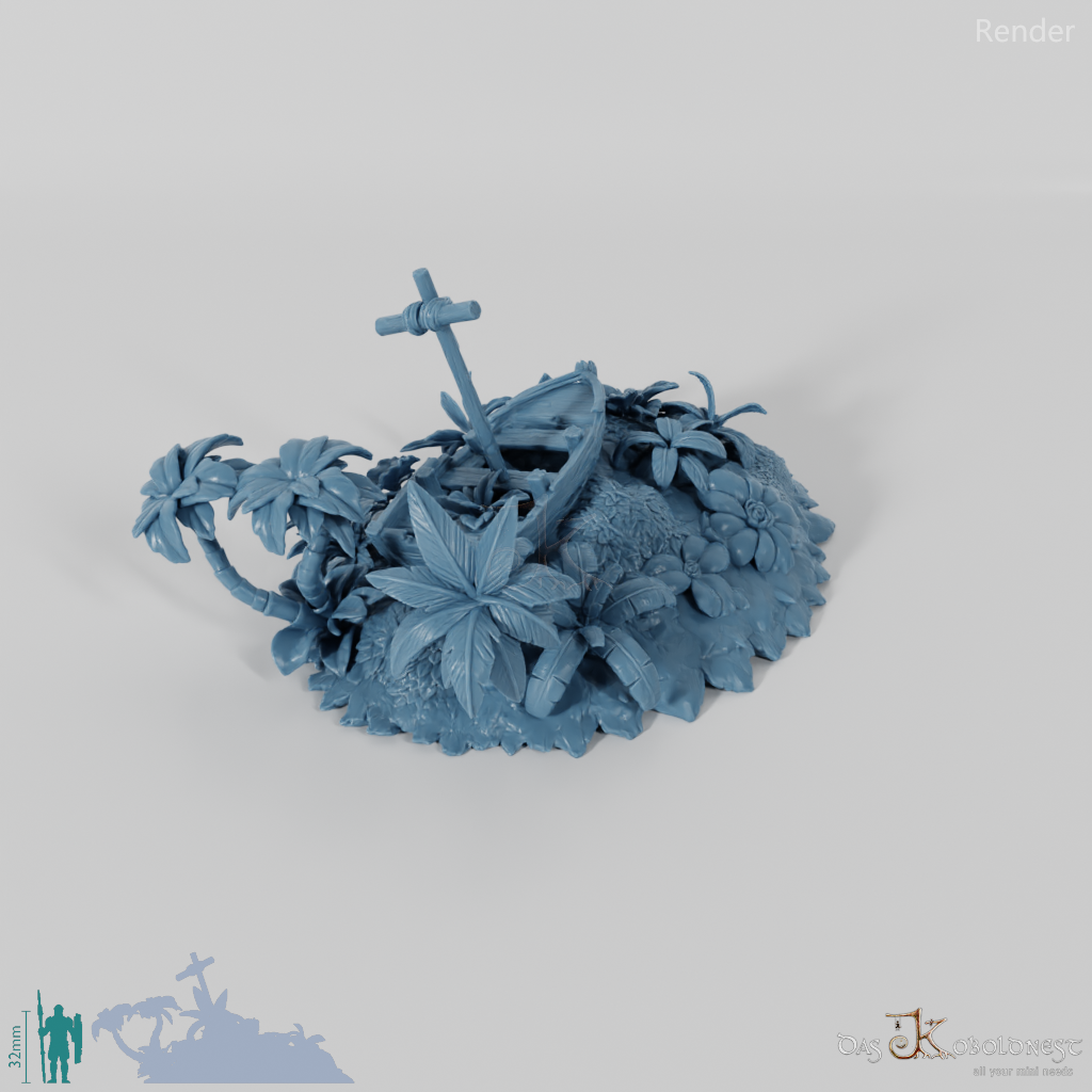 Floating South Sea island 02