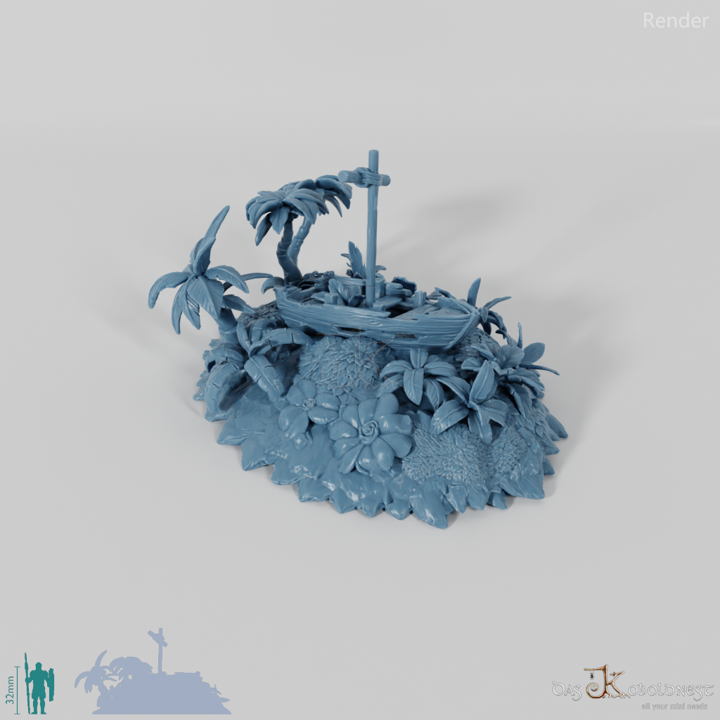 Floating South Sea island 02