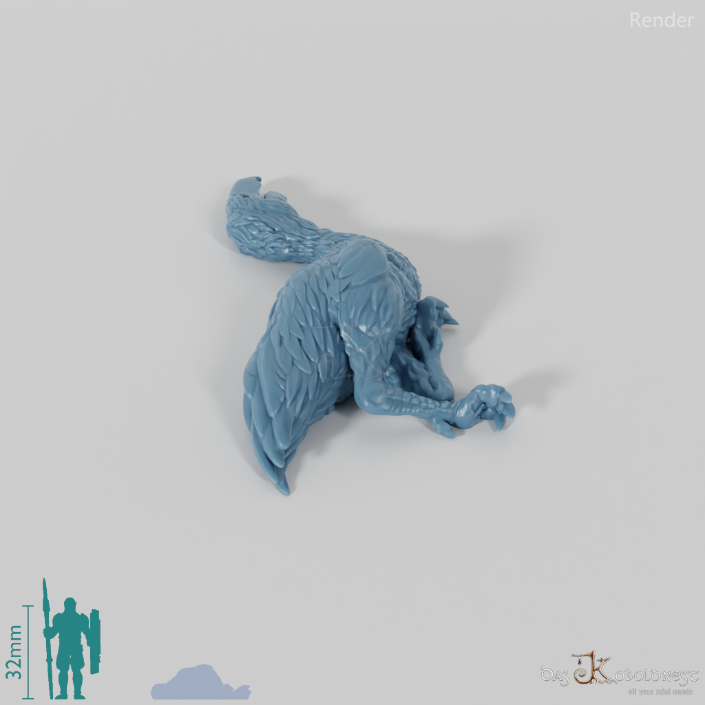 Kelenken 05 (Cadaver) - StoneAxe Miniatures