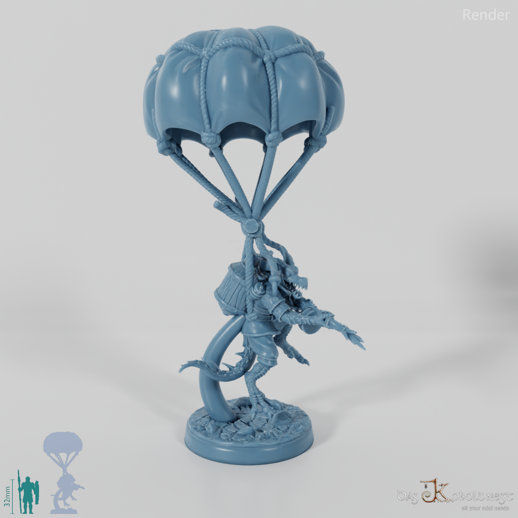 Drachenkobold-Fallschirmjäger mit Gewehr 03