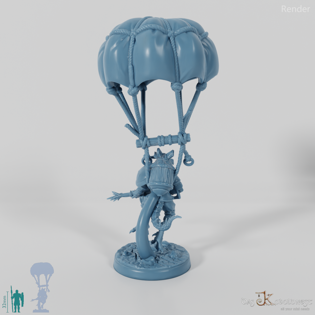 Drachenkobold-Fallschirmjäger mit Gewehr 05