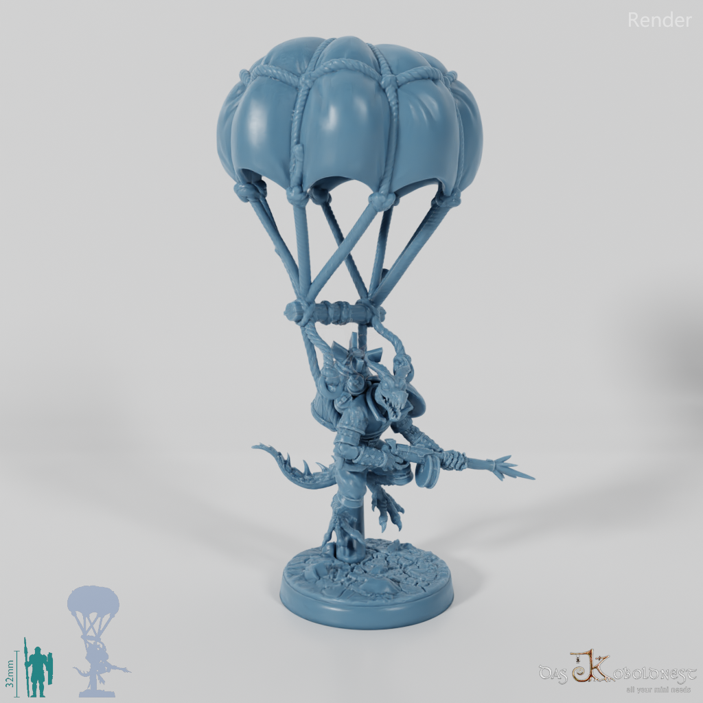 Drachenkobold-Fallschirmjäger mit Gewehr 05