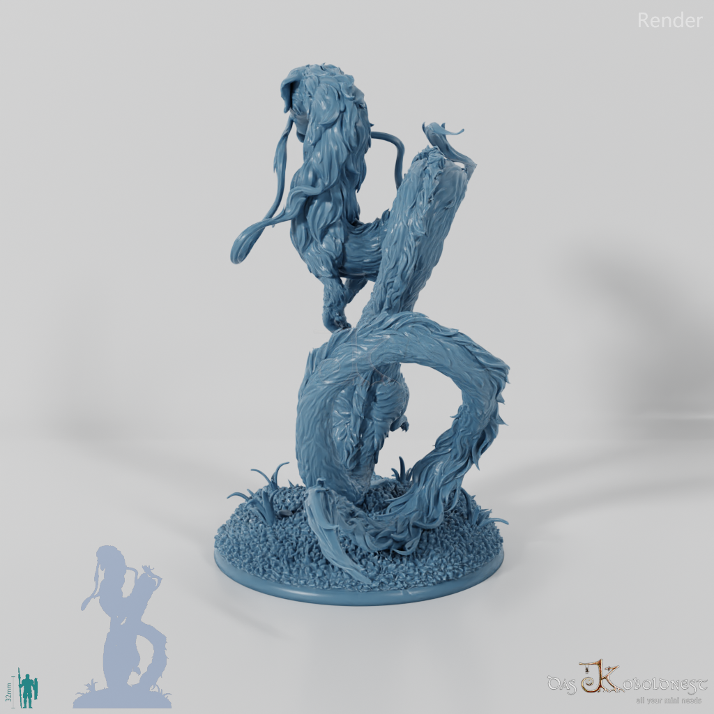 Dog-headed lucky dragon