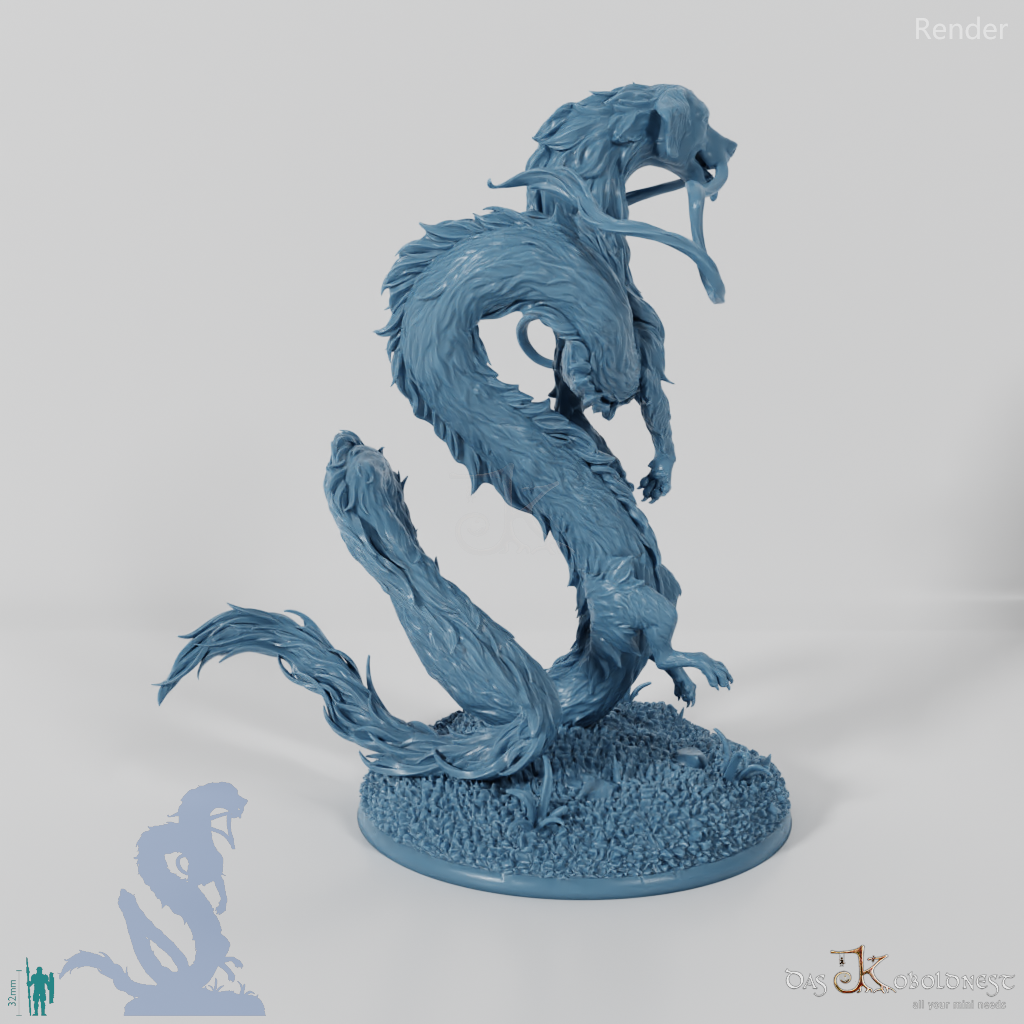 Dog-headed lucky dragon