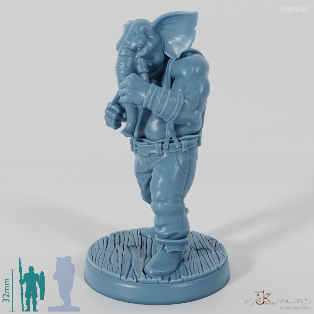 Elephant People Boxer 01
