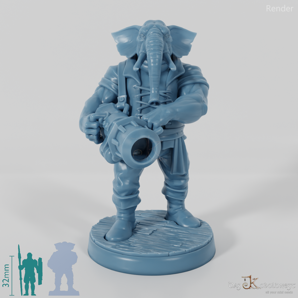 Elephant People Gunner 01